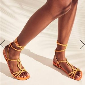 Stuart Weitzman Bead flat sandals